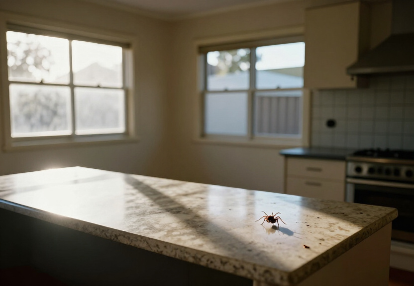 Termite damage in a Hammondville home before treatment